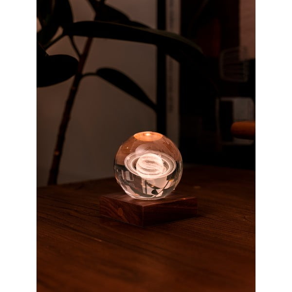 Tmavohnedá svetelná dekorácia na USB Amber – Gingko-image-3