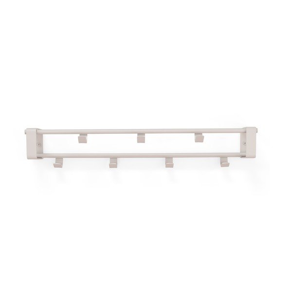 Taupe oceľový nástenný vešiak s poličkou 60 cm Rex – Spinder Design