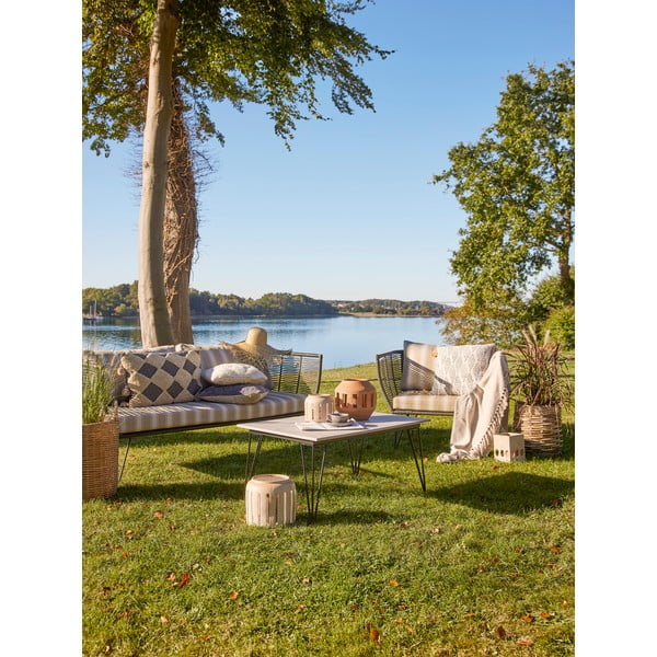 Béžové polstrované záhradné kreslo Mundo – Bloomingville-image-3