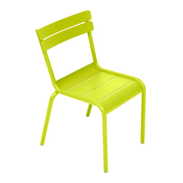 Limetkovozelená detská stolička Fermob Luxembourg