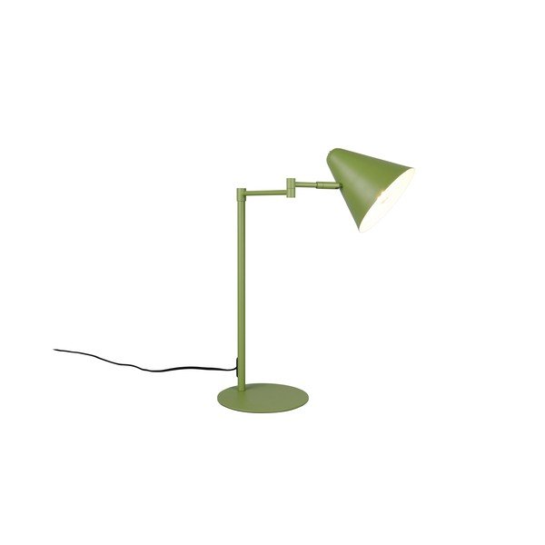 Zelená stolová lampa s ohýbateľnou konštrukciou (výška  50,5 cm) Cosima – Trio-image-3