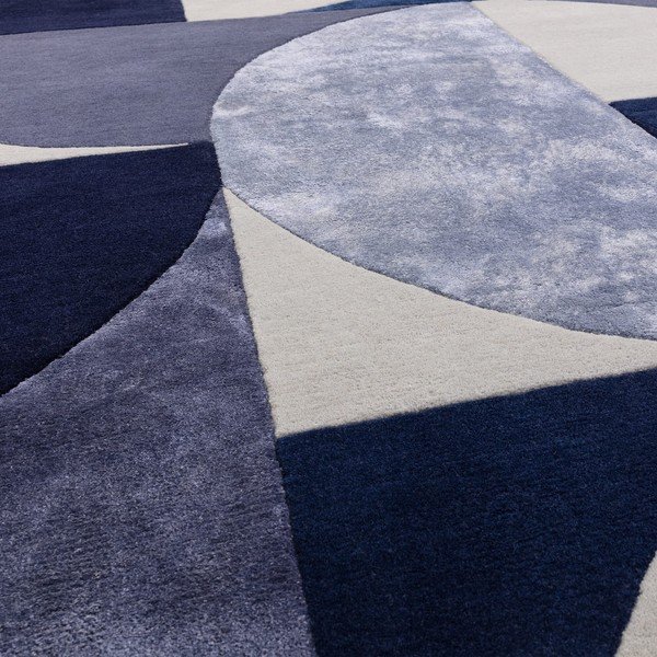 Tmavomodrý vlnený koberec 160x230 cm Indigo – Asiatic Carpets-image-2