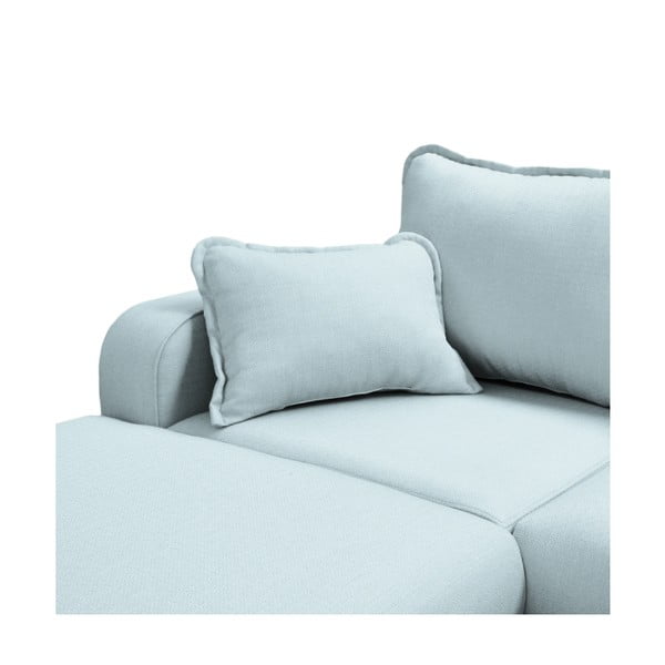 Svetlomodrá rohová pohovka (ľavý roh) Beata - Ropez-image-1