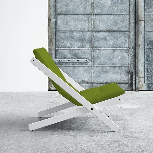 Skladacie kreslo Karup Boogie White/Lime-image-1
