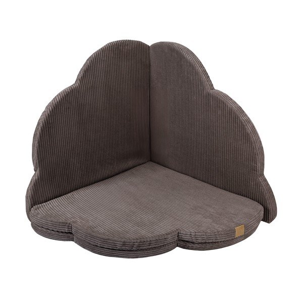 Hnedá detská hracia podložka 160x160 cm – Meowbaby-image-3