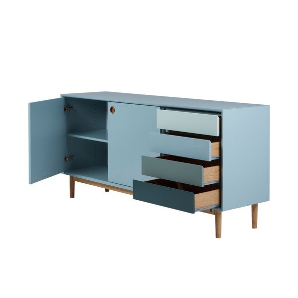 V mentolovej farbe nízka komoda 170x80 cm Color Box – Tom Tailor-image-4