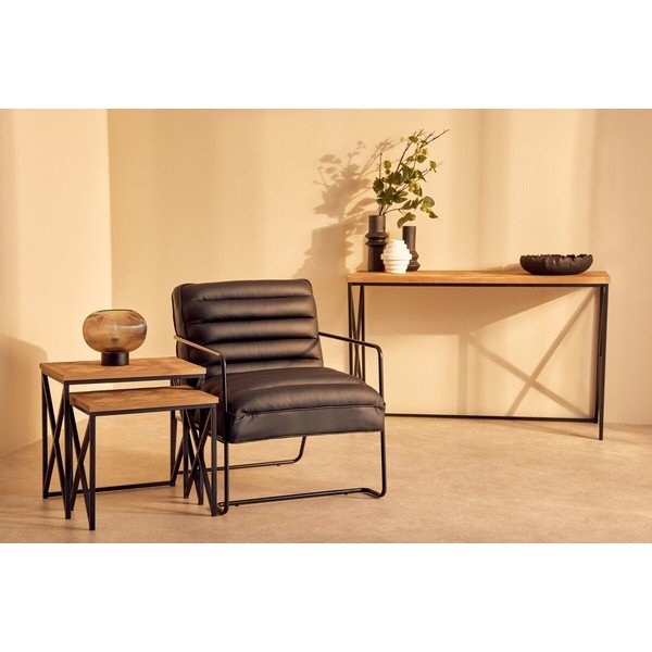 Konzolový stolík z jedlového dreva v prírodnej farbe 48x120 cm Kickford – Premier Housewares-image-3