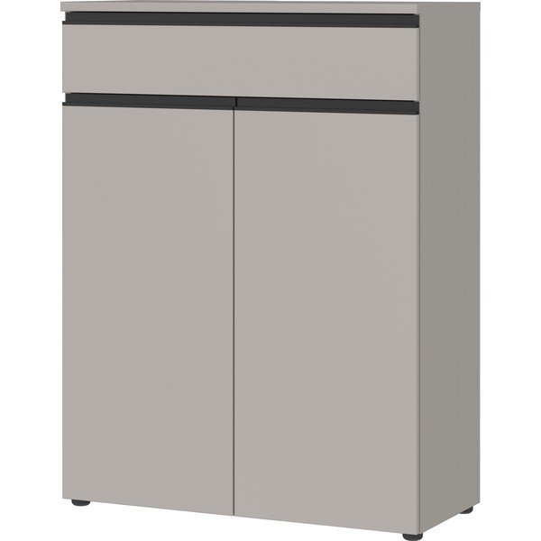 Sivá skrinka na topánky so zásuvkami Bastia – Germania-image-1