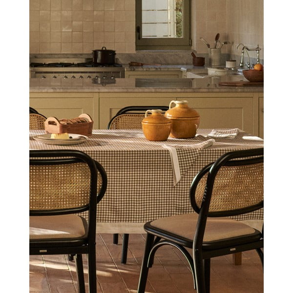 Hnedá keramická váza Tamariu – Kave Home-image-1