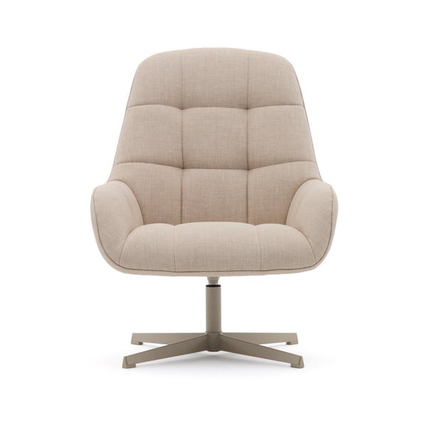 Béžové otočné kreslo Jaspe – Kave Home-image-2