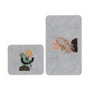 Sivé kúpeľňové predložky v súprave 2 ks 60x100 cm – Mila Home