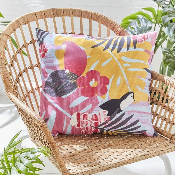 Vonkajší vankúš 45x45 cm Tropical Leaves - Catherine Lansfield-image-1