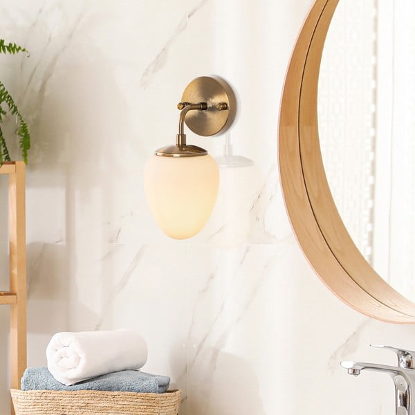 Nástenné svietidlo v bronzovej farbe ø 12 cm Nassao – Opviq lights-image-3