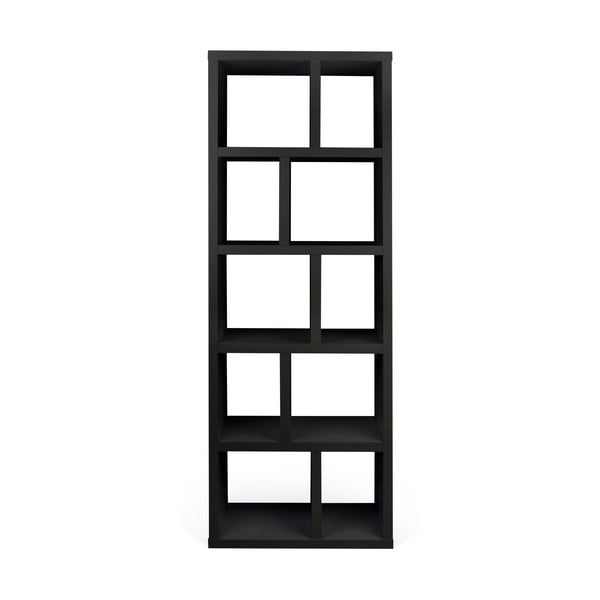 Čierna knižnica 70x198 cm Berlin – TemaHome