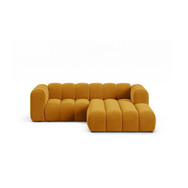 Žltá rohová pohovka (pravý roh) Lupine – Micadoni Home