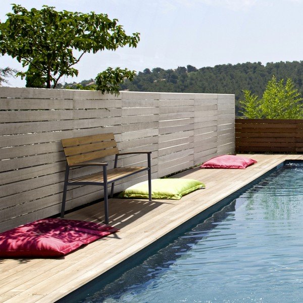 Kovová záhradná lavica v prírodnej farbe Isak – Bizzotto-image-1