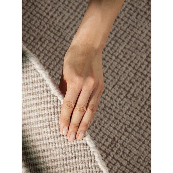 Krémový ručne tkaný vlnený okrúhly koberec ø 160 cm Greenwich – Ted Baker-image-3