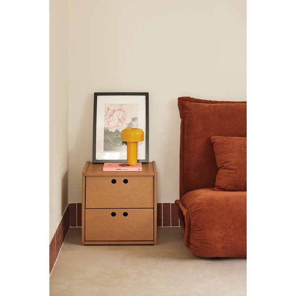 Nočný stolík v prírodnej farbe Wally – Teulat-image-1