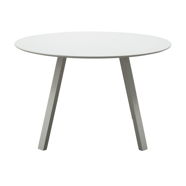 Kovový okrúhly záhradný jedálenský stôl ø 120 cm Auke – WOOOD-image-2