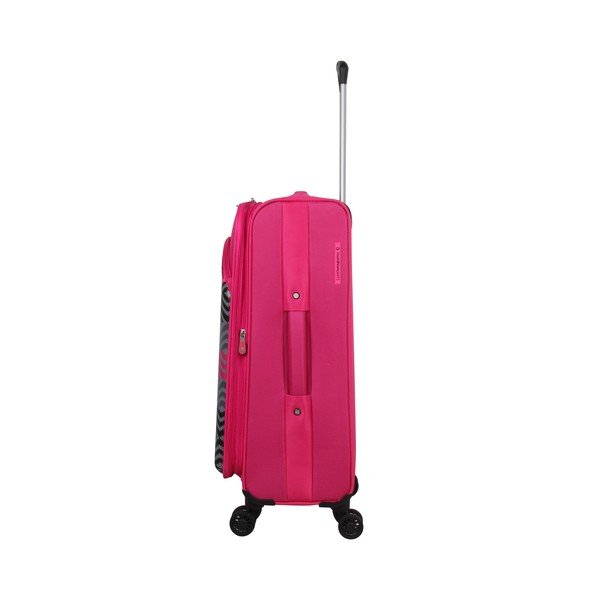 Sada 3 kufrov v odtieni magenta na 4 kolieskach Lulucastagnette Peruano-image-2