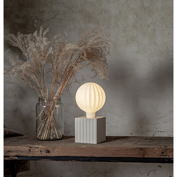 Krémovobiela lampová noha 10 cm Box – Star Trading-image-3