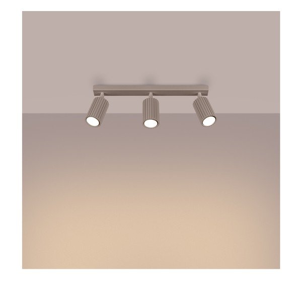 Taupe kovové bodové svietidlo 6,5x45 cm Gleam – Sollux-image-1