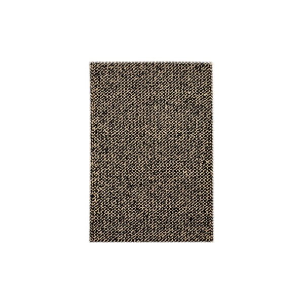 Vlnený koberec Monza Black/White, 140x200 cm