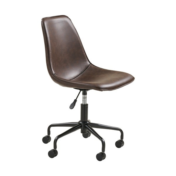 Tmavohnedá kancelárska stolička Monaco – House Nordic-image-3