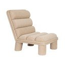 Béžové kreslo z textílie buklé Fern – Dutchbone