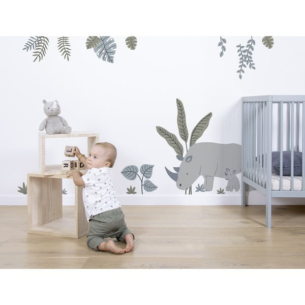 Hárok samolepiek 90x64 cm Rhinoceros – Lilipinso-image-1