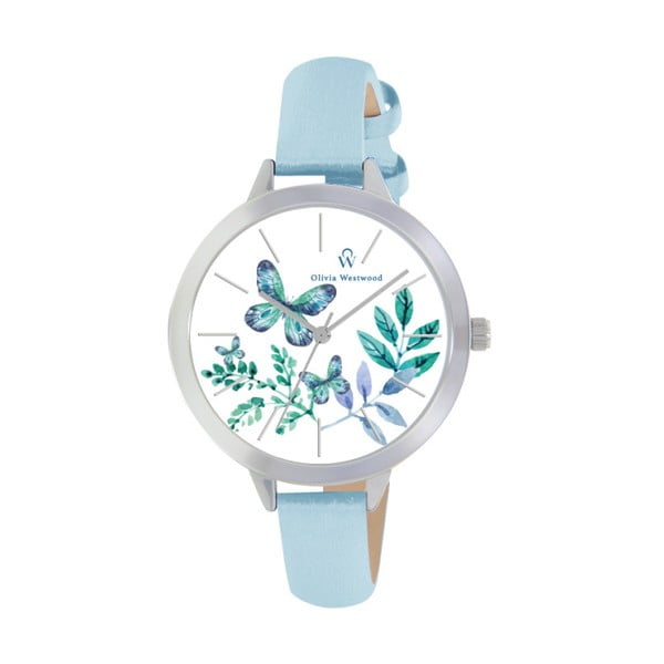 Dámske hodinky s remienkom v modrej farbe Olivia Westwood Haka
