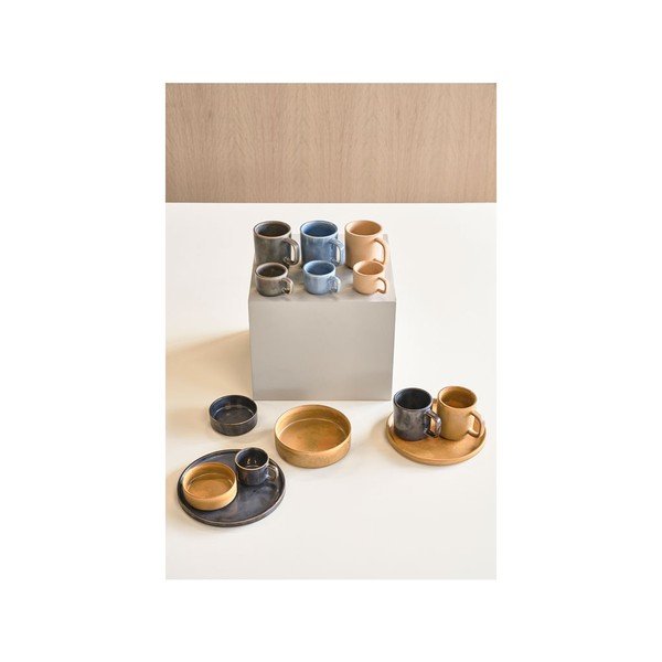 Súprava 2 modrých porcelánových hrnčekov Villa Collection Fjord, 250 ml-image-1