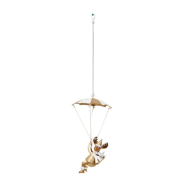 Závesná dekorácia Archipelago Gold Deer Parachute Spring, 25 cm