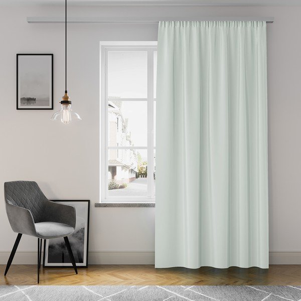 Svetlosivý záves AmeliaHome Pleat, 140 x 250 cm-image-1