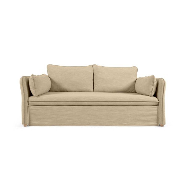 Béžová rozkladacia pohovka 210 cm Tanit – Kave Home