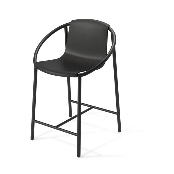 Čierna plastová barová stolička 90 cm Ringo – Umbra-image-2