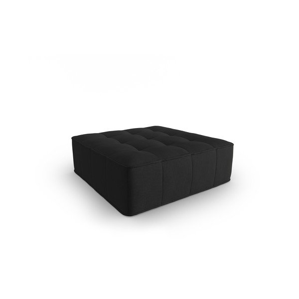 Čierny taburet Mike – Micadoni Home-image-1