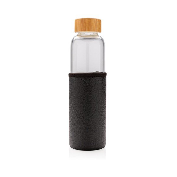 Sklenená fľaša s čiernym úchytom XD Collection, 0,55 l