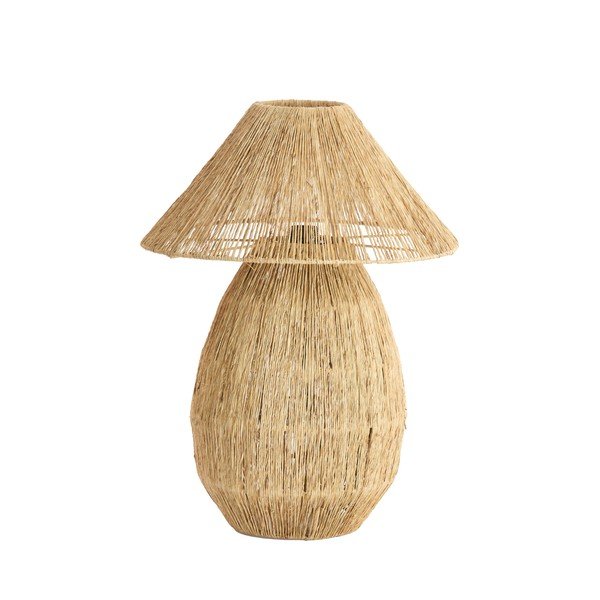 Stolová lampa v prírodnej farbe s tienidlom z juty (výška  55 cm) Maruva – Light & Living