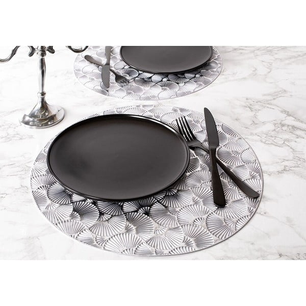 Prestieranie v striebornej farbe Tiseco Home Studio, ⌀ 38 cm-image-1