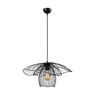Čierne závesné svietidlo Squid Lighting Root, výška 123 cm