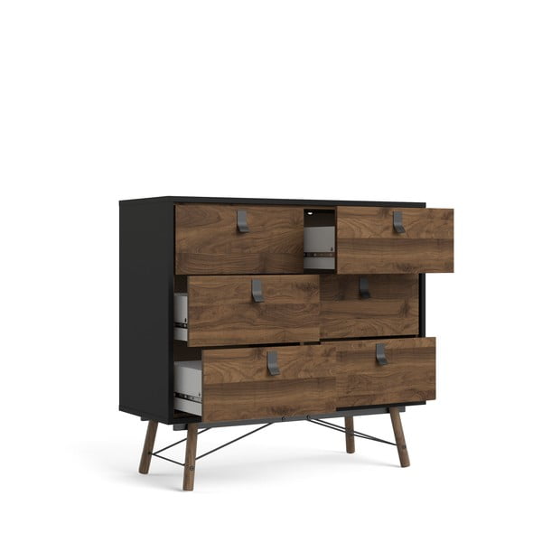 Tmavohnedá komoda Tvilum Ry, 102 x 95 cm-image-4