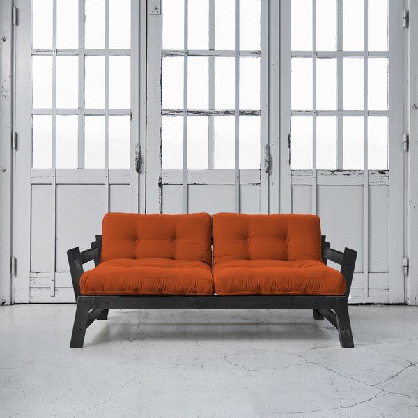 Rozkladacia pohovka Karup Step Black/Orange-image-1