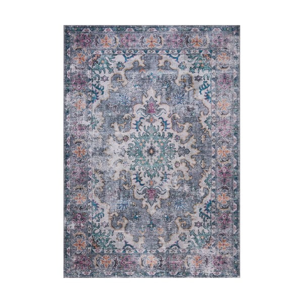 Modro-sivý prateľný koberec 290x200 cm Millie - Flair Rugs