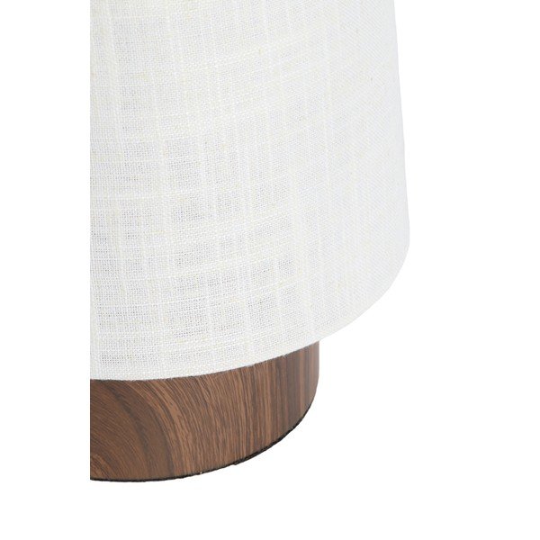 Krémovobiela kovová stolová lampa s textilným tienidlom (výška  42 cm) Howie – Light & Living-image-2