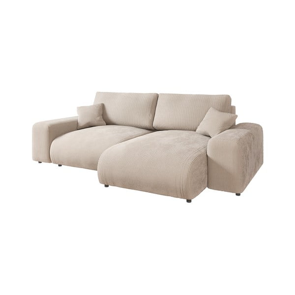 Béžová menčestrová rohová pohovka (variabilná) Justin – Ropez-image-2