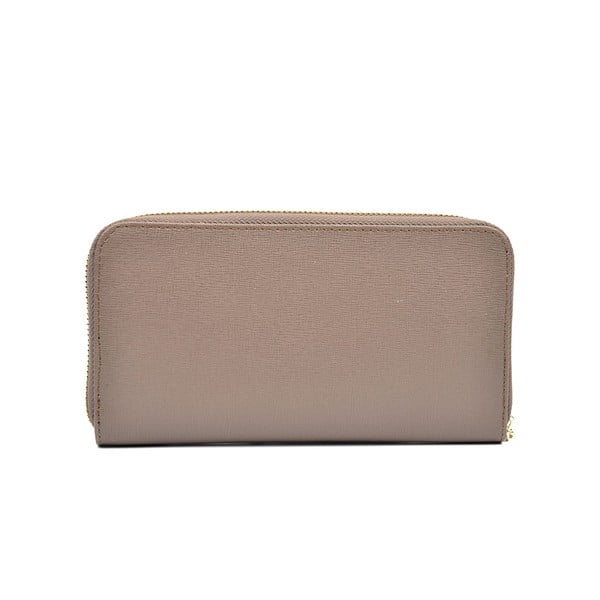 Béžová kožená peňaženka Luisa Vannino Lanza-image-1