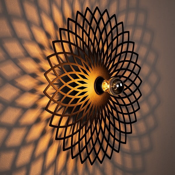 Čierne nástenné svietidlo Fellini – Opviq lights-image-1