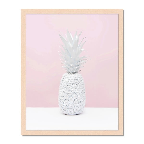 Obraz v ráme Liv Corday Scandi Pineapple, 40 x 50 cm