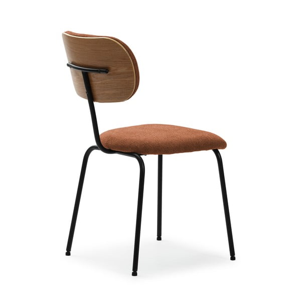 Jedálenská stolička v tehlovej farbe v súprave 4 ks Dash – Marckeric-image-4